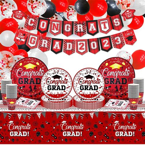 red and black graduation party decorations|etsy cornell graduation art.